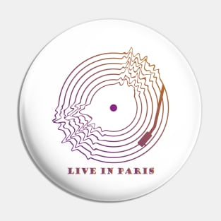 Live in Paris Pin