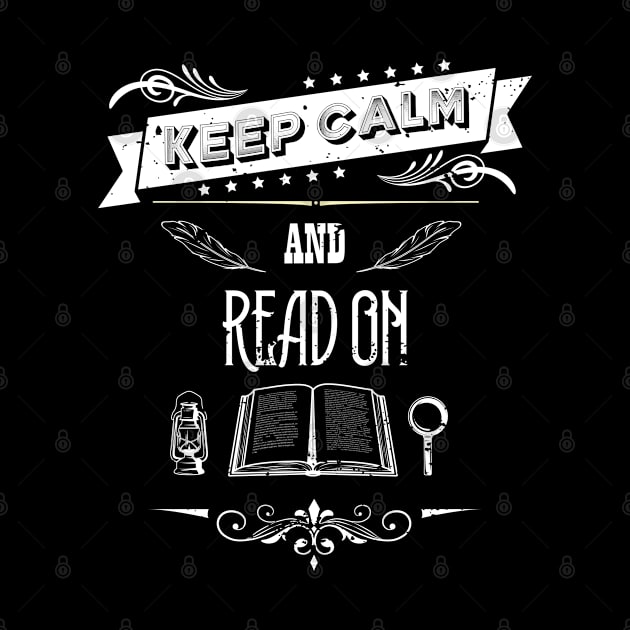 Keep Calm and Read On Vintage RC09 by HCreatives