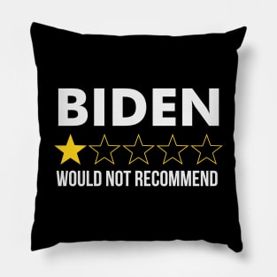 Biden 1 Star Review, Very Bad, Would Not Recommend Pillow