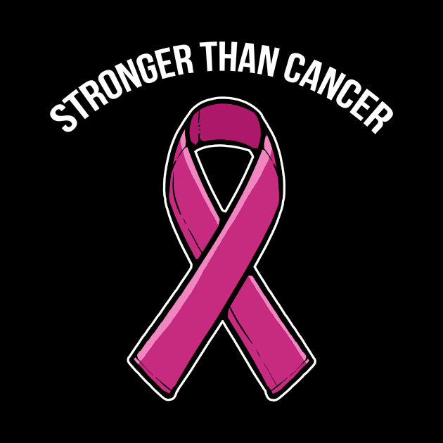 Stronger Than Cancer Awareness Chemo Support Gift by amango