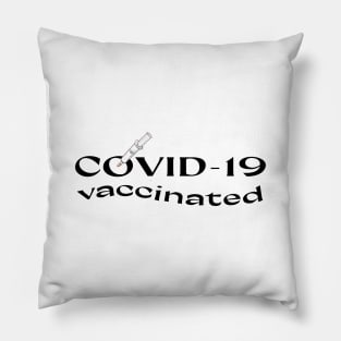 Covid vaccine aesthetic Pillow