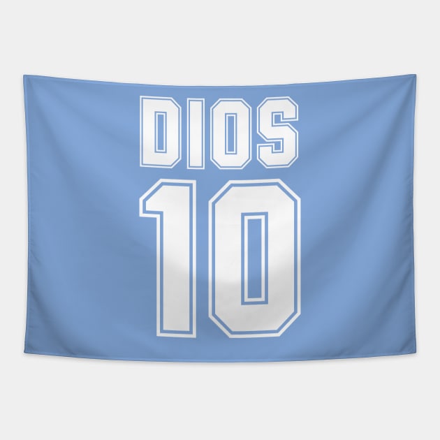 Messi DIOS Tapestry by ninoladesign