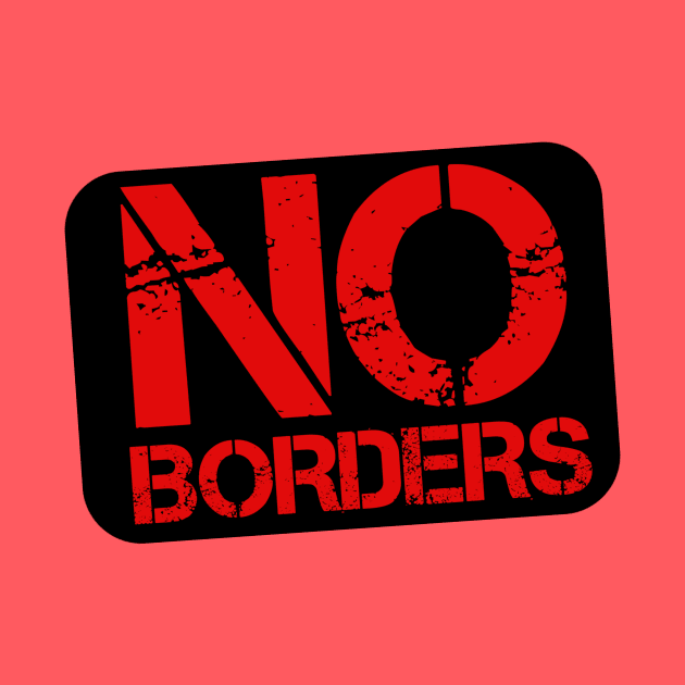 Statement against national borders. by SpassmitShirts