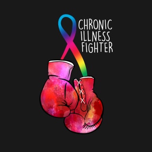 Chronic Illness Fighter (black backing) T-Shirt