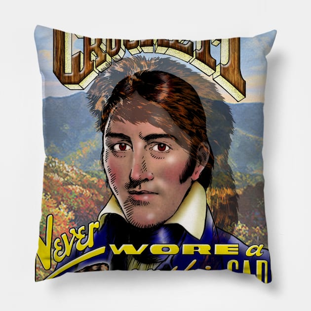 DAVY CROCKETT Pillow by ArlenSchumer