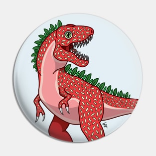 Strawberry Rex Pin