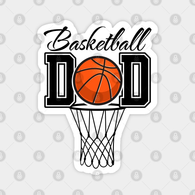 Basketball Dad Magnet by HolidayBug