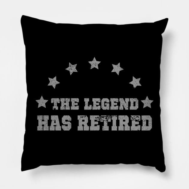 the legend has retired Pillow by SecuraArt