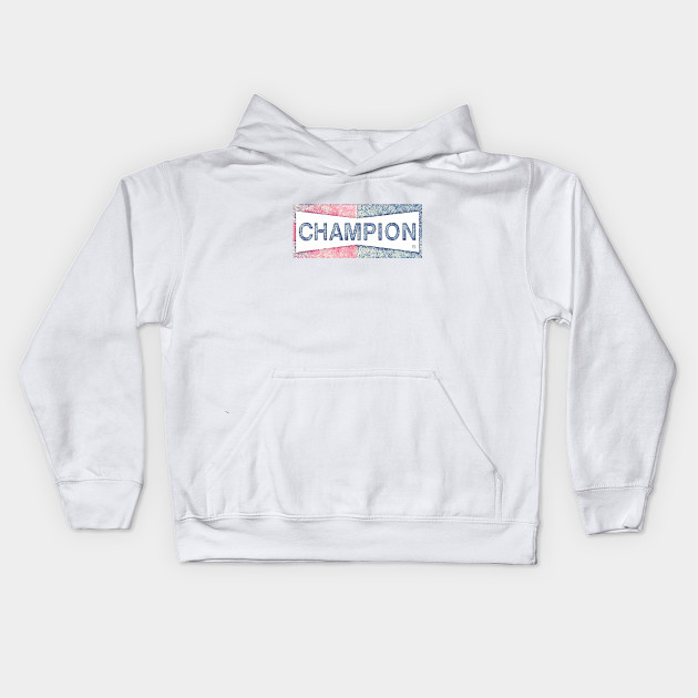 champion hoodie white kids