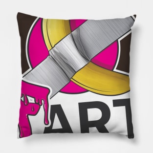Banana with tape not art 01 Pillow