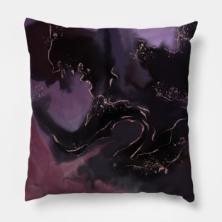 Multicoloured Marble design Pillow