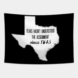 Texas never understood the assignment Tapestry