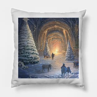 Christmas card 5 Pillow