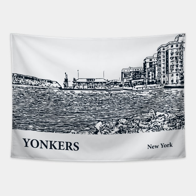 Yonkers - New York Tapestry by Lakeric