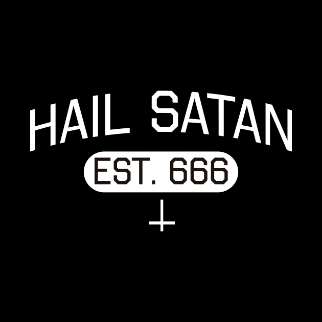 Hail Satan Est 666 Airlines by dconciente