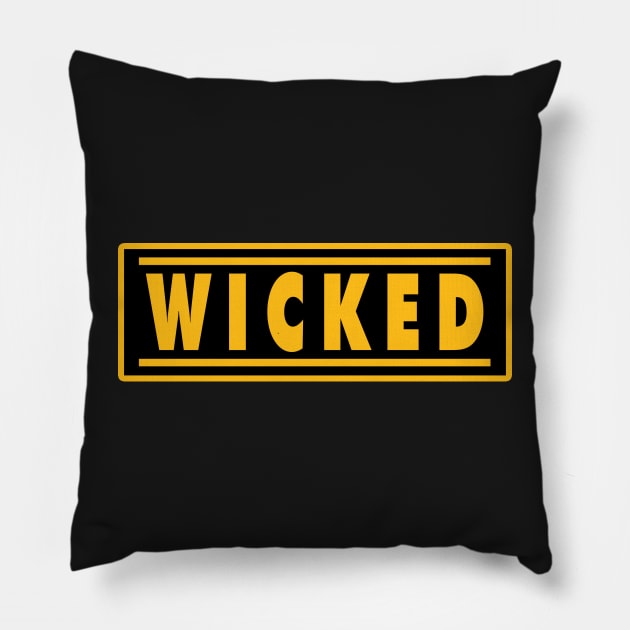 Wicked Pillow by  The best hard hat stickers 