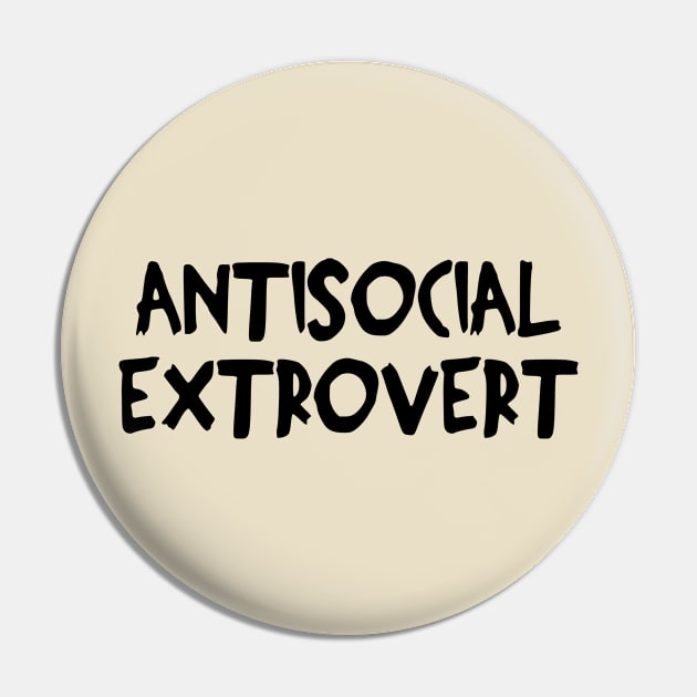 Antisocial Extrovert Pin by PeppermintClover