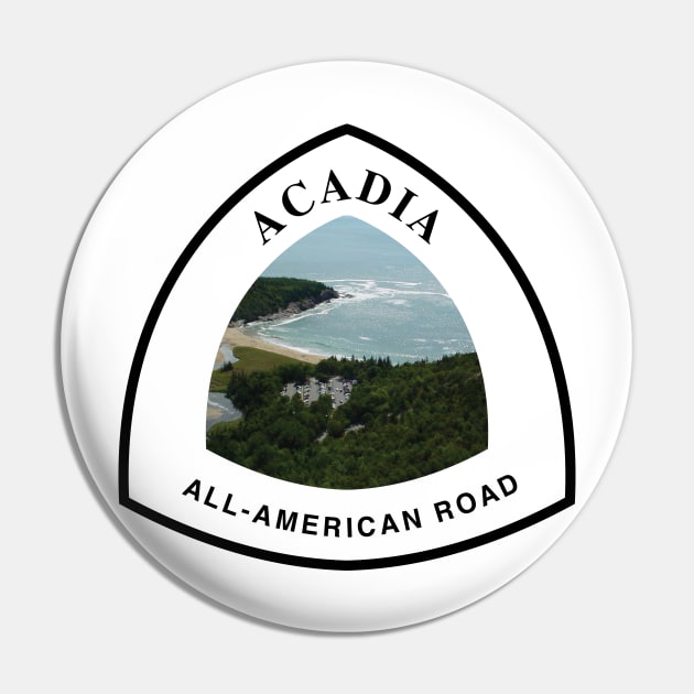 Acadia All-American Road trail marker Pin by nylebuss