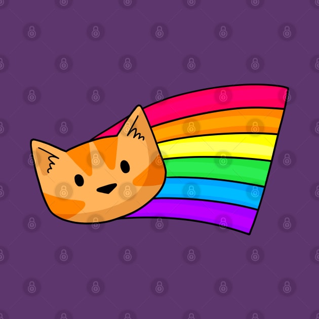 Rainbow cat by Doodlecats 