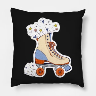 Retro Rollerskate Pillow