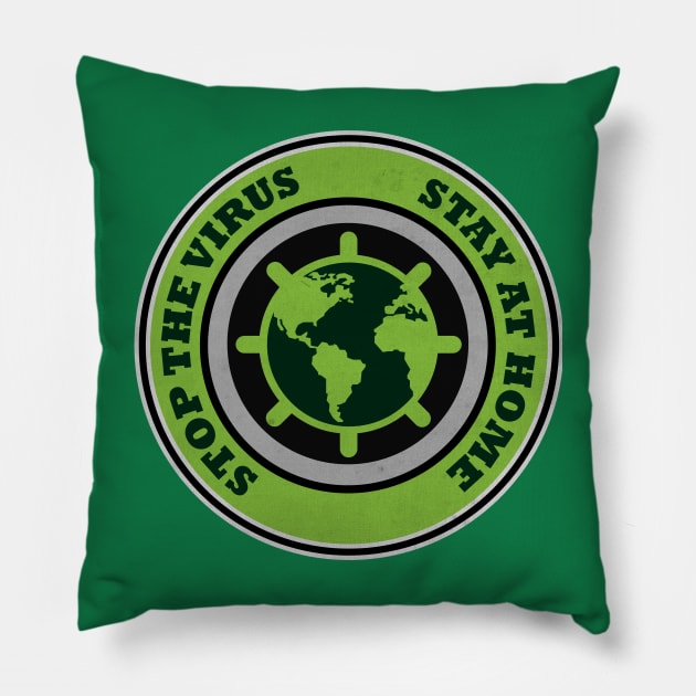 Stop The Virus Pillow by CTShirts