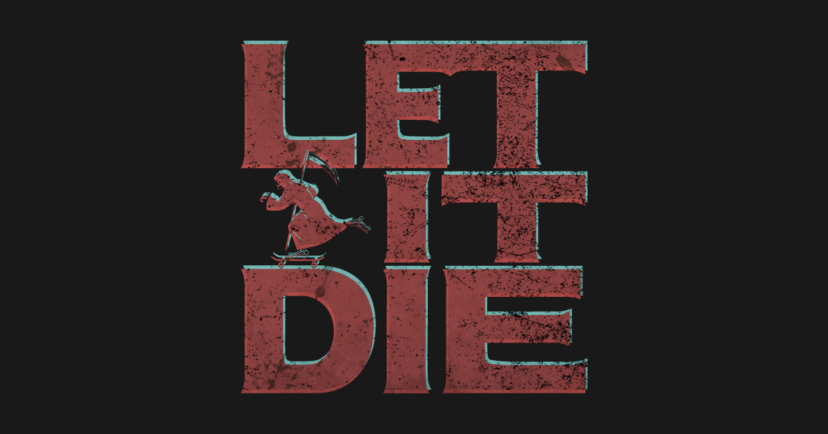  LET  IT DIE  LOGO 3 D Red Let  It Die  T Shirt TeePublic