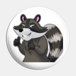 The Raid Raccoon Pin