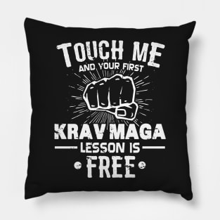 KRAV MAGA Gift: Our First Krav Maga Lesson Is Free Pillow