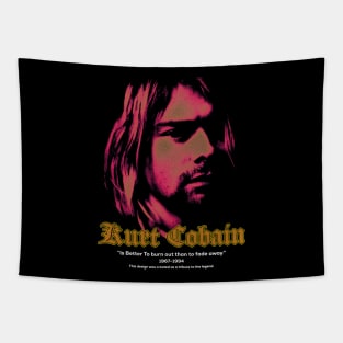 A Tribute For The Legend Kurt Cobain Tapestry
