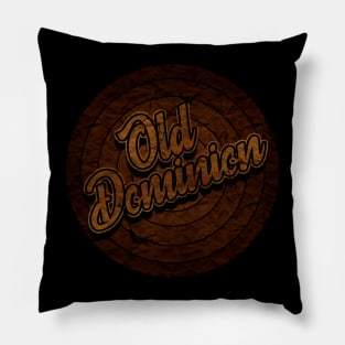 Circle Retro Old Dominion Pillow