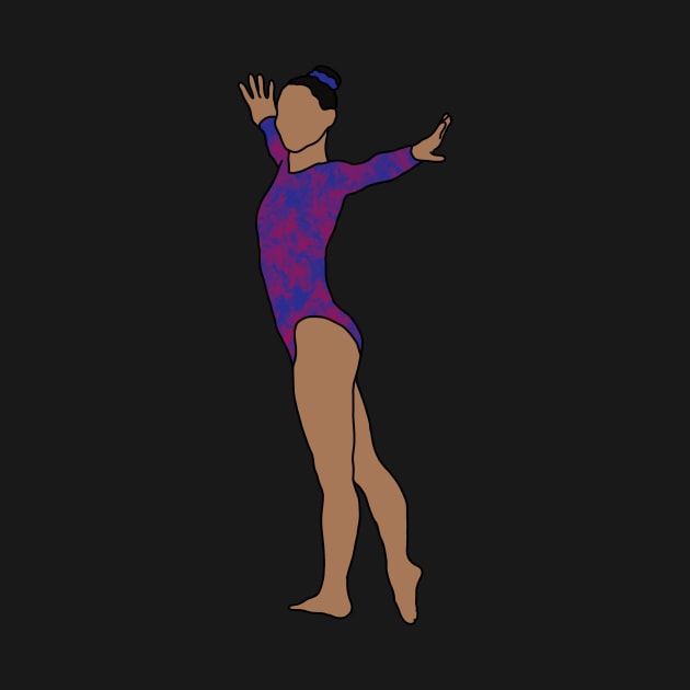 Kara Eaker Gymnastics Drawing by GrellenDraws