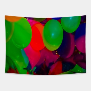 Rainbow Neon Balls Tapestry