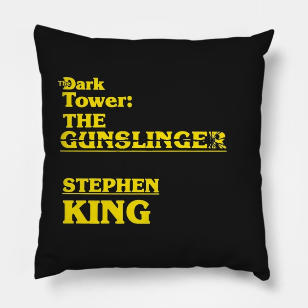 Dark Tower (Author) - King First Edition Series Pillow by TheUnseenPeril