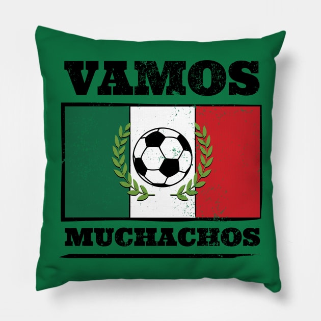 Mexico World Cup Soccer Fan Russia 2018 Pillow by atomguy