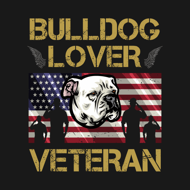 Veteran American Bulldog Lover by IPRINT