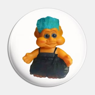 Coloured Happy Troll Pin