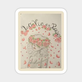 La Vie en Rose Magnet