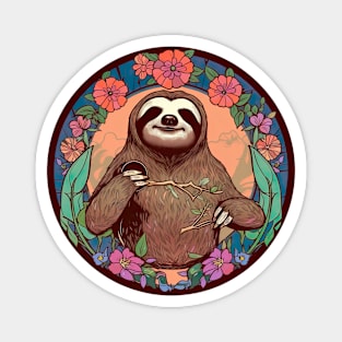 Sloth Vibes Magnet