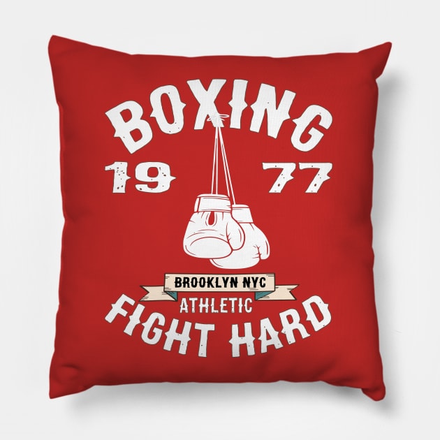 FIGHT HARD Pillow by enzo123