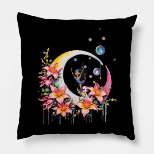 Fairy dancing on the moon Pillow
