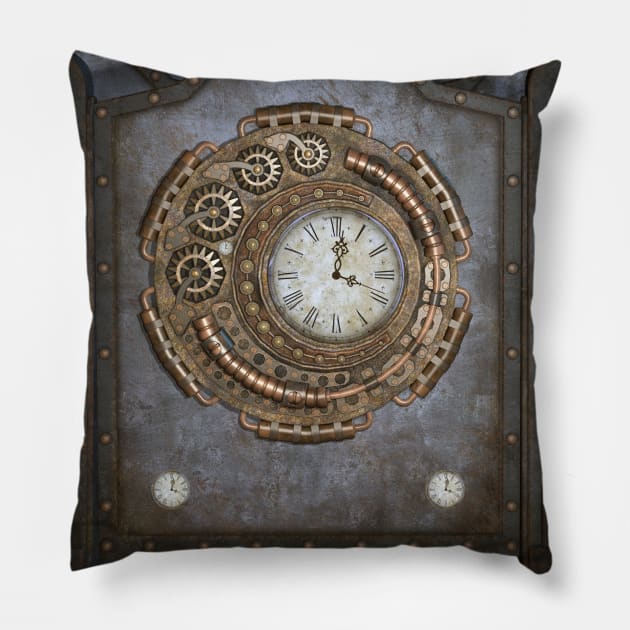 Steampunk design Pillow by Nicky2342