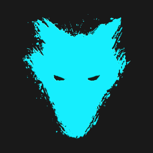 Wolf painting Colorful T-Shirt