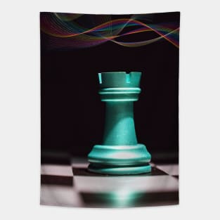 Chess Tower Chess Pawn Tapestry