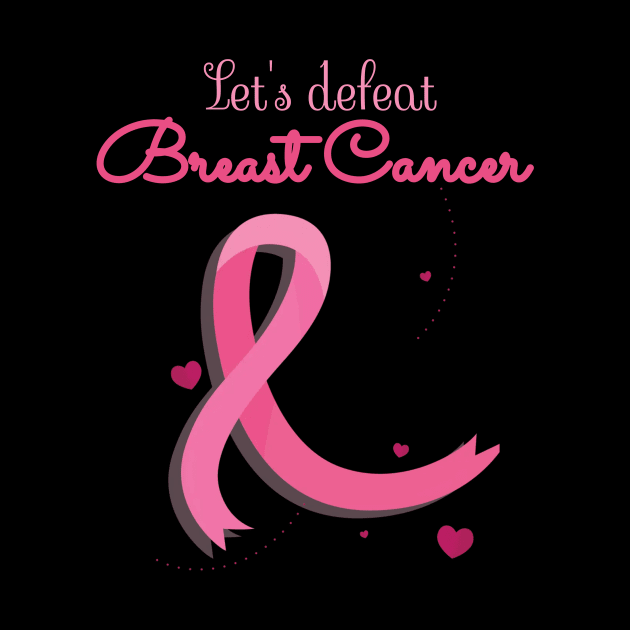 Let's Defeat Breast Cancer by Pieartscreation