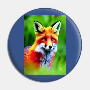 WATCHFUL FOX Pin