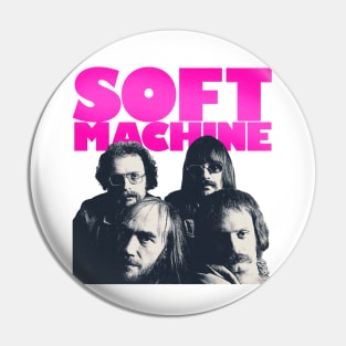 Soft Machine - Original Fan Artwork Design Pin