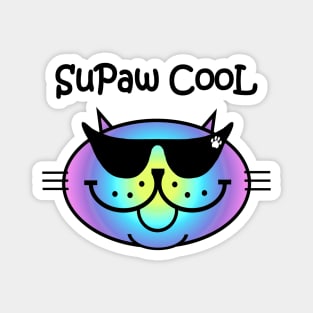 SuPaw CooL - rainbow Magnet