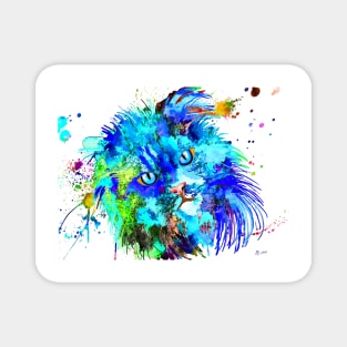 Persian Cat Colored Magnet