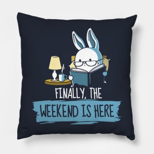 The Bookworm's Weekend Pillow