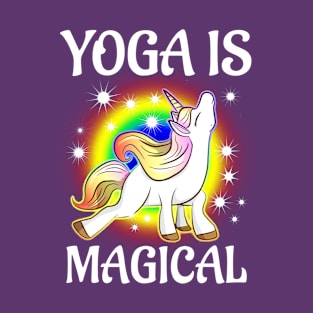 Unicorn Yoga Is Magical T-Shirt